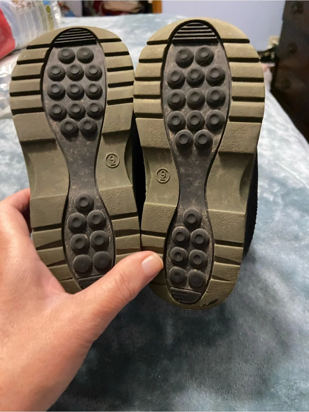 Kids Camo Winter Boots with Black Faux Fur Lining